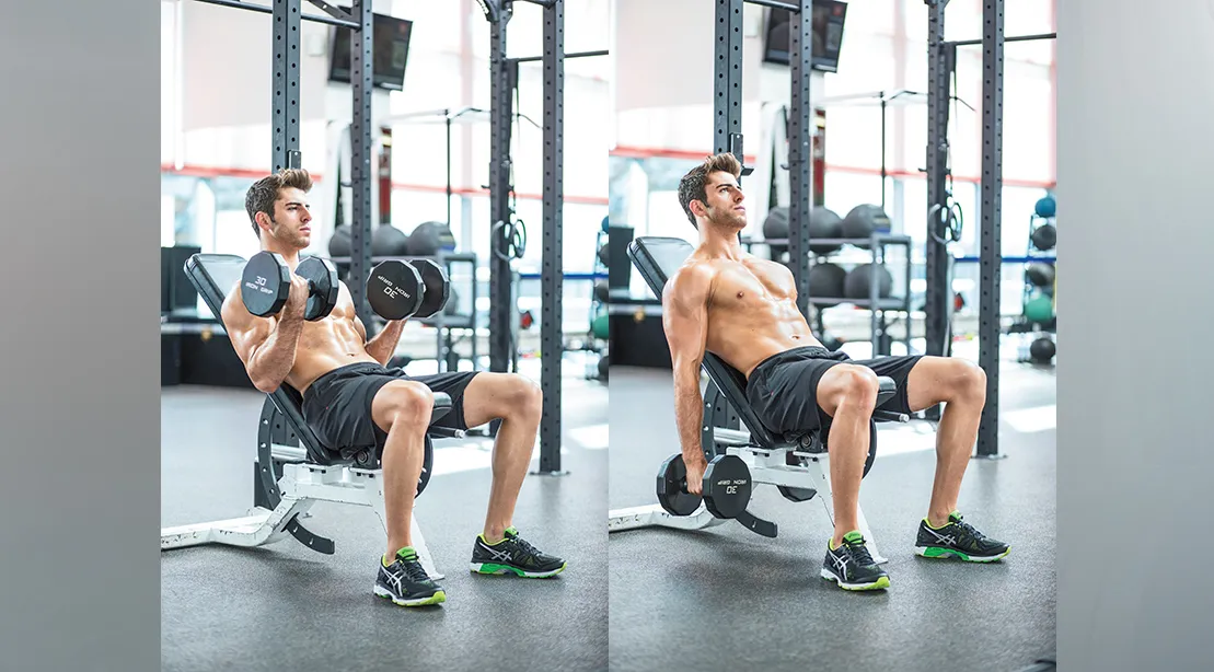 Curl Inclinati con Manubri